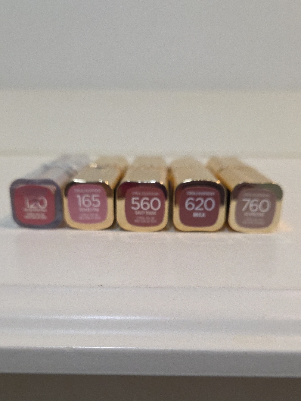 L'oreal Set Of 5 Lipsticks Set - Shades 120, 165, 560, 620, 760